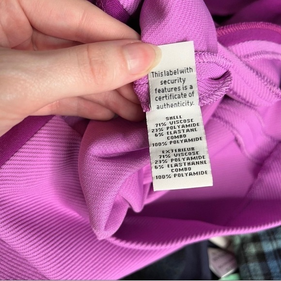 Diane Von Furstenberg CARMELLE KNIT SUITING Purple SHIFT DRESS sz 12. - Picture 7 of 9